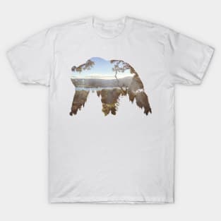 Bear Silhouette Art T-Shirt